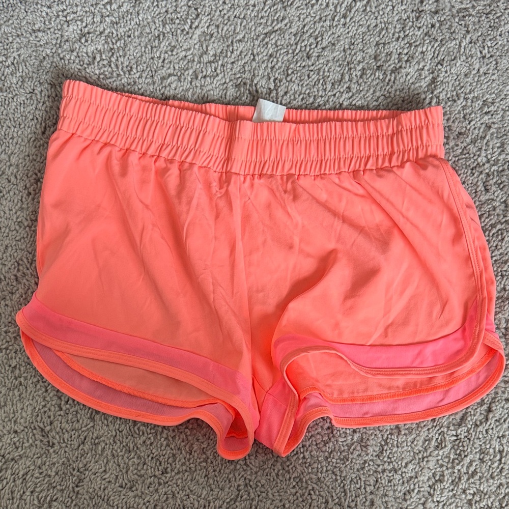 BuffBunny Bright Coral Athletic Shorts